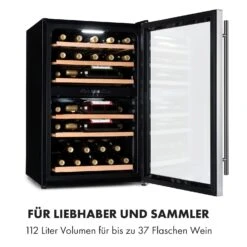 Vinamour 37 Duo Weinkühlschrank 2 Kühlzonen 112 Liter 37 Flaschen -Küchengeräte 10035663 de 0003 logo