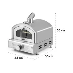 Pizzaiolo Neo Gas-Pizzaofen Inkl. Pizzastein Thermometer Edelstahl -Küchengeräte 10035708 yy 0010 logo Klarstein Pizzaiolo Neo Gas Pizzaofen