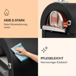 Diavolo Napoletana Pizzaofen Holzofen Rostfreier Edelstahl -Küchengeräte 10035759 de 0004 logo