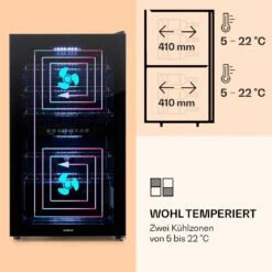 Shiraz 29 Duo Weinkühlschrank 2 Zonen 80L/29 Flaschen 5-22°C Touch 10 Shiraz 29 Duo Weinkühlschrank 2 Zonen 80L/29 Flaschen 5-22°C Touch -Küchengeräte 10035846 de 0003 logo