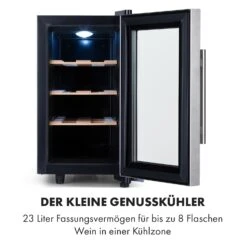 Reserva 8 Uno Weinkühlschrank 23 Ltr 8 Fl 11-18 °C 26 DB Edelstahl -Küchengeräte 10035864 de 0003 logo
