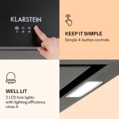 Kronleuchter Inselabzugshaube 596m³/h LED-Panel EEK A -Küchengeräte 10035974 uk 0003 logo