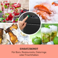 Powericer XL Eiswürfelmaschine 20 Kg/Tag 145 Watt -Küchengeräte 10036152 de 0003 usp