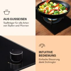 Goldflame Gaskochfeld 1 Wokbrenner Glaskeramik -Küchengeräte 10036336 de 0003 logo