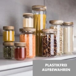 Glaswerk Cassia Gewürzgläser 6 St. 130 Ml Borosilikatglas Holzdeckel Luftdicht -Küchengeräte 10036357 de 0003 logo