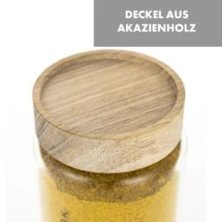 Glaswerk Cassia Gewürzgläser 6 St. 130 Ml Borosilikatglas Holzdeckel Luftdicht -Küchengeräte 10036357 de 0006 logo