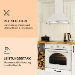 Victoria Dunstabzugshaube 60cm Retro-Design 644,5m³/h 2 LED-Lampen -Küchengeräte 10036449 de 0003 logo