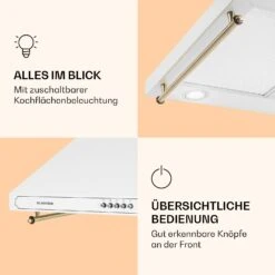 Victoria Dunstabzugshaube 60cm Retro-Design 644,5m³/h 2 LED-Lampen -Küchengeräte 10036449 de 0004 logo