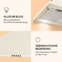 Victoria 90 Dunstabzugshaube 90cm Retro-Design 644,5m³/h 2 LED-Lampen -Küchengeräte 10036450 de 0004 logo