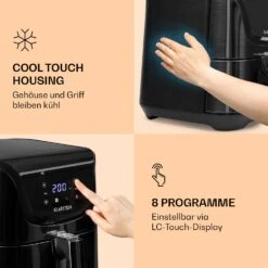 AeroVital Deluxe Heißluftfritteuse 1700W 5,4 Liter Edelstahl -Küchengeräte 10036476 de 0004 logo