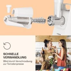 Mighty Mince Elektrischer Fleischwolf 500 - 1361 Watt 3 Lochscheiben 13 Mighty Mince Elektrischer Fleischwolf 500 - 1361 Watt 3 Lochscheiben -Küchengeräte 10036478 de 0006 logo