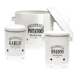 Georgia Vorratsbehälter 3er-Set Emaille-Stahlblech Vintage Rostfrei 8 Georgia Vorratsbehälter 3er-Set Emaille-Stahlblech Vintage Rostfrei -Küchengeräte 10037447 yy 0003 logo