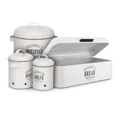 Georgia Vorratsbehälter 3er-Set Emaille-Stahlblech Vintage Rostfrei 10 Georgia Vorratsbehälter 3er-Set Emaille-Stahlblech Vintage Rostfrei -Küchengeräte 10037447 yy 0005 logo