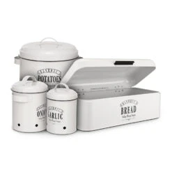 Idaho Kartoffeltopf Emaille-Stahlblech Ca. 27 X 21 X 23,5 Cm Rostfrei -Küchengeräte 10037449 yy 0005 logo