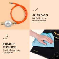 Goldflame 3 Gaskochfeld 3-flammig Messing-Brenner Glaskeramik -Küchengeräte 10037805 de 0006 logo