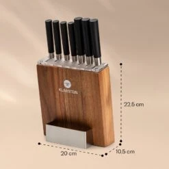 Kitano 8tlg. Messer-Set Mit Block 7 Messer Stahl Edler Holzblock 11 Kitano 8tlg. Messer-Set Mit Block 7 Messer Stahl Edler Holzblock -Küchengeräte 10037814 yy 0006 logo