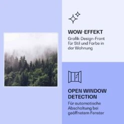 Wonderwall Air Art Smart Infrarotheizung Wald 60x60cm 350W -Küchengeräte 10037820 de 0006 logo