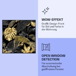 Wonderwall Air Art Smart Infrarotheizung Schwarze Blume 60x60cm 350W -Küchengeräte 10037829 de 0006 logo