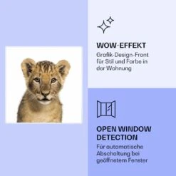 Wonderwall Air Art Smart Infrarotheizung Löwe 60x60cm 350W 13 Wonderwall Air Art Smart Infrarotheizung Löwe 60x60cm 350W -Küchengeräte 10037834 de 0006 logo