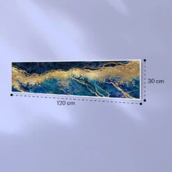 Wonderwall Air Art Smart Infrarotheizung Blauer Marmor 120x30cm 350W -Küchengeräte 10037850 yy 0007 logo