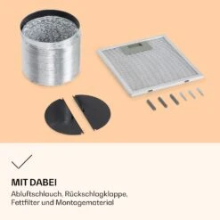 Barella Dunstabzugshaube 35,5 X 93,5 X 43 Cm Umluft 557 M³/h LED Aktivkohlefilter -Küchengeräte 10037864 de 0005 logo