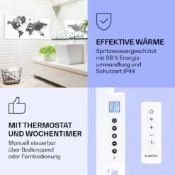 Wonderwall Air Art Smart Infrarotheizung Schwarze Karte 120x60cm 700W 11 Wonderwall Air Art Smart Infrarotheizung Schwarze Karte 120x60cm 700W -Küchengeräte 10037872 de 0004 logo