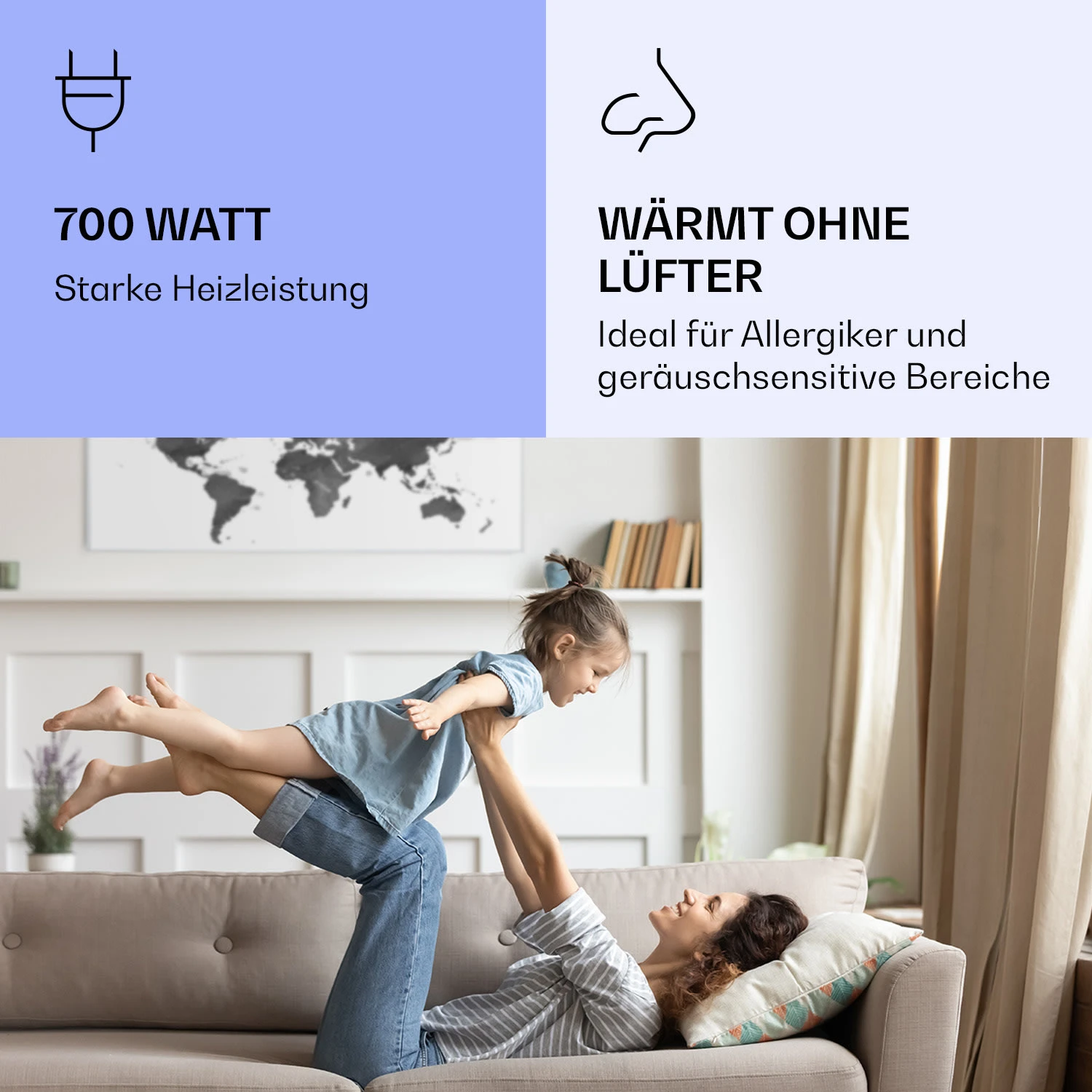 Wonderwall Air Art Smart Infrarotheizung Schwarze Karte 120x60cm 700W 5 Wonderwall Air Art Smart Infrarotheizung Schwarze Karte 120x60cm 700W – Bild 5