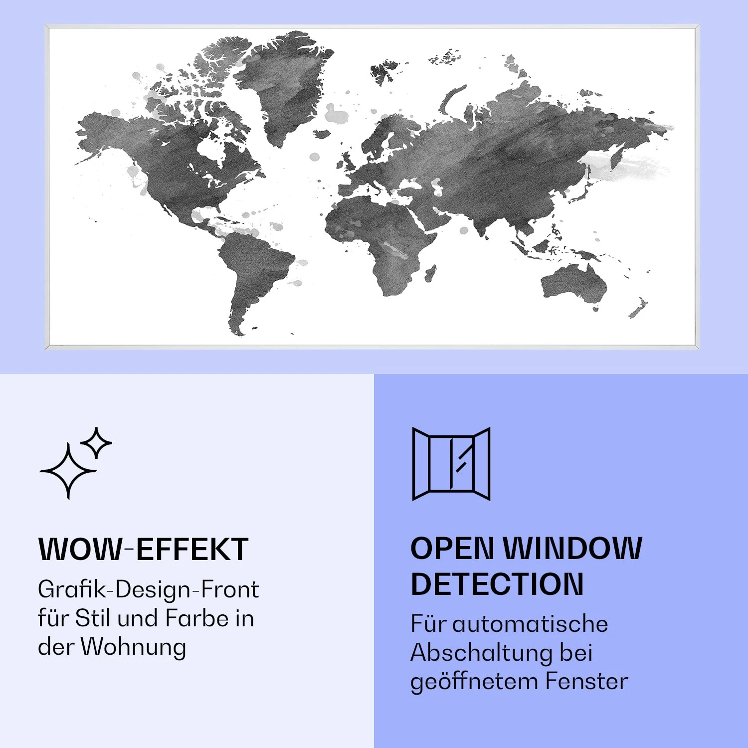 Wonderwall Air Art Smart Infrarotheizung Schwarze Karte 120x60cm 700W 6 Wonderwall Air Art Smart Infrarotheizung Schwarze Karte 120x60cm 700W – Bild 6