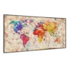 Wonderwall Air Art Smart Infrarotheizung Farbige Karte 120x60cm 700W