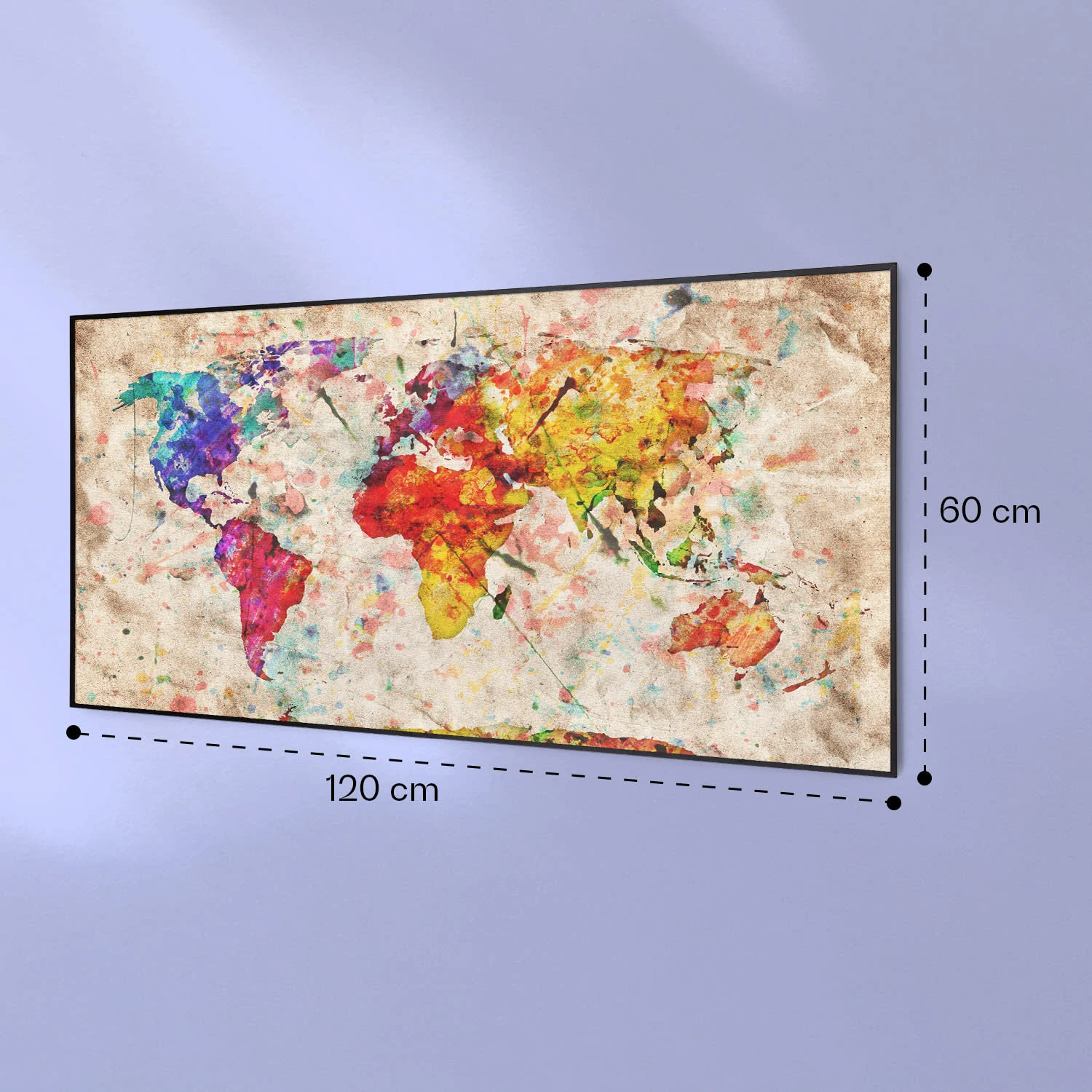 Wonderwall Air Art Smart Infrarotheizung Farbige Karte 120x60cm 700W 7 Wonderwall Air Art Smart Infrarotheizung Farbige Karte 120x60cm 700W – Bild 7