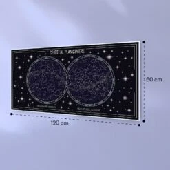 Wonderwall Air Art Smart Infrarotheizung Himmelskarte 120x60cm 700W -Küchengeräte 10037892 yy 0007 logo