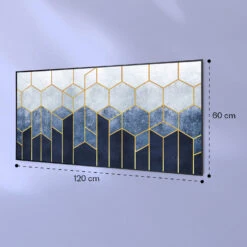 Wonderwall Air Art Smart Infrarotheizung Blaue Linie 120x60cm 700W -Küchengeräte 10037909 yy 0007 logo