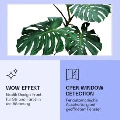 Wonderwall Air Art Smart Infrarotheizung Grünes Blatt 120x60cm 700W -Küchengeräte 10037916 de 0006 logo