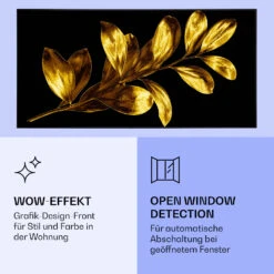 Wonderwall Air Art Smart Infrarotheizung Goldenes Blatt 120x60cm 700W 13 Wonderwall Air Art Smart Infrarotheizung Goldenes Blatt 120x60cm 700W -Küchengeräte 10037919 de 0006 logo