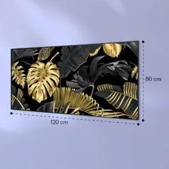 Wonderwall Air Art Smart Infrarotheizung Schwarzes Blatt 120x60cm 700W -Küchengeräte 10037921 yy 0007 logo