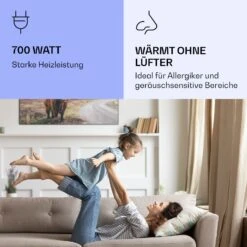 Wonderwall Air Art Smart Infrarotheizung Kuh 120x60cm 700W -Küchengeräte 10037923 de 0005 logo