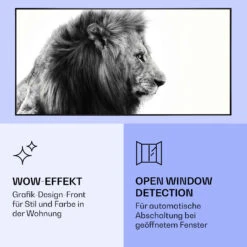 Wonderwall Air Art Smart Infrarotheizung Löwe 60x120cm 700W -Küchengeräte 10037925 de 0006 logo