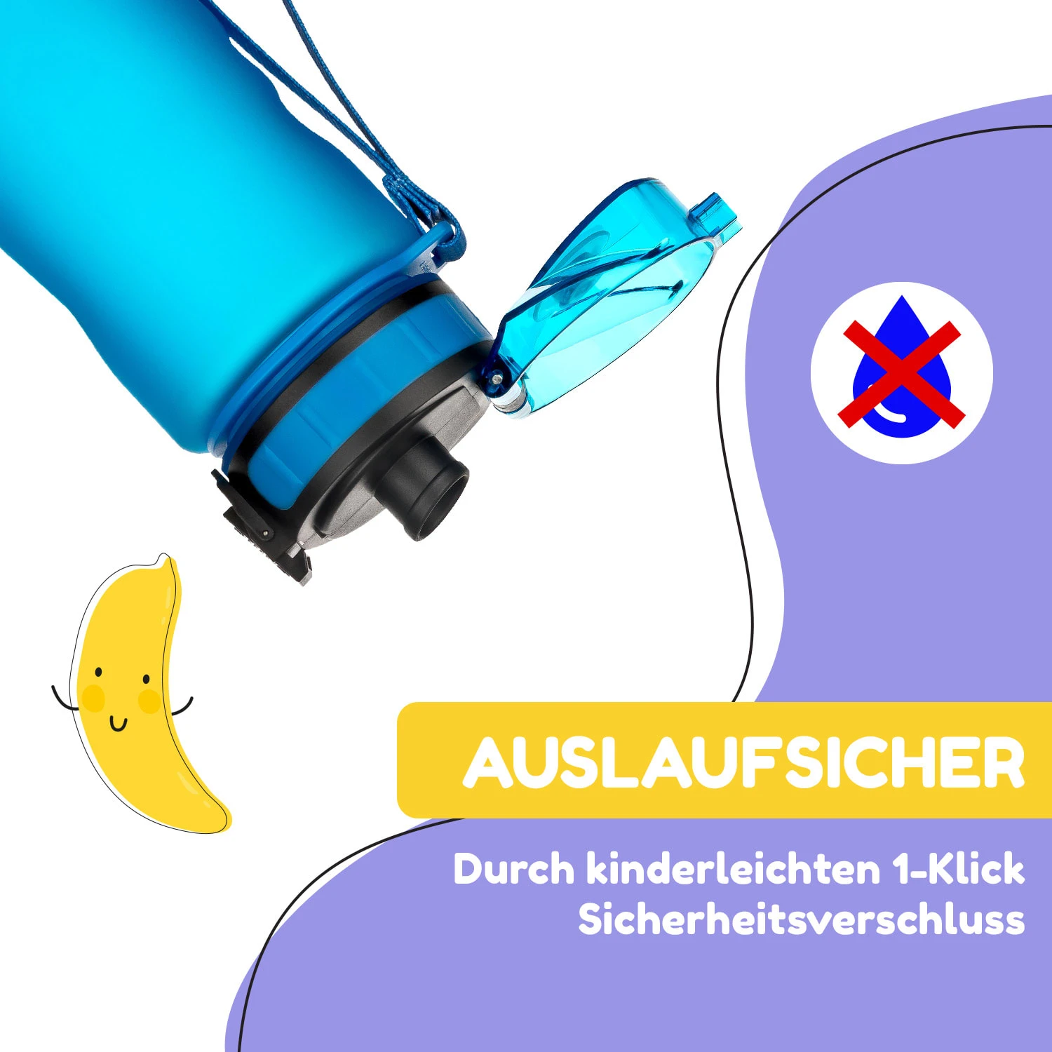 Schmatzfatz Trinkflasche Sportflasche 500 Ml 24 Cm Tritan 3 Schmatzfatz Trinkflasche Sportflasche 500 Ml 24 Cm Tritan – Bild 3