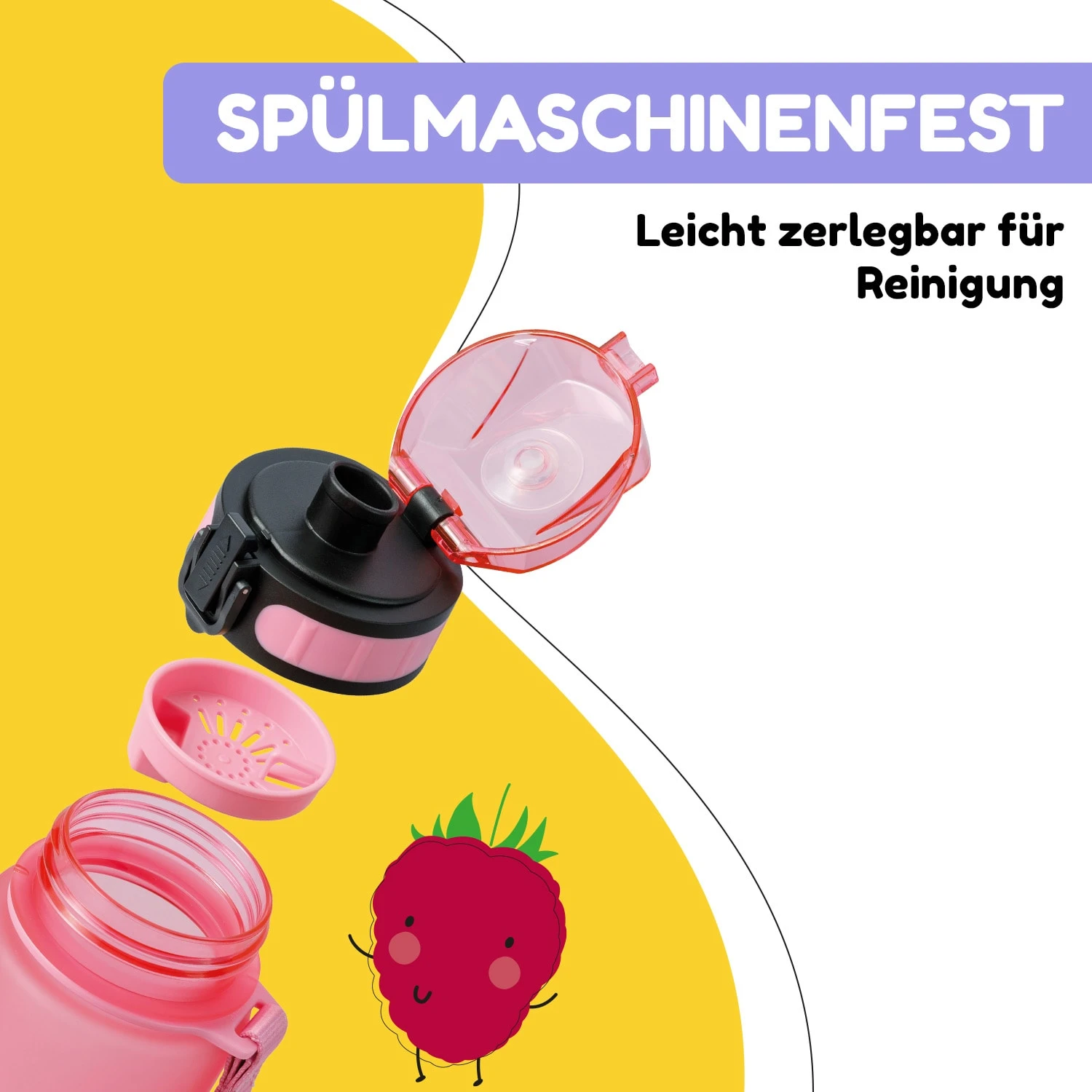 Schmatzfatz Trinkflasche Sportflasche 350 Ml 18 Cm Tritan 4 Schmatzfatz Trinkflasche Sportflasche 350 Ml 18 Cm Tritan – Bild 4