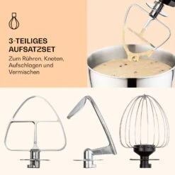 Bella Mini Rührmaschine 1200 W 6 Stufen 4 Liter Edelstahl Pulsfunktion -Küchengeräte 10037980 de 0005 logo