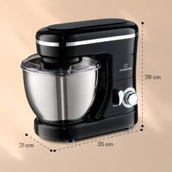 Bella Mini Rührmaschine 1200 W 6 Stufen 4 Liter Edelstahl Pulsfunktion -Küchengeräte 10037980 yy 0006 logo