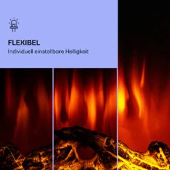 Klarstein Lamington Elektrokamin 2000 W LED-Flammen Heizlüfter Timer Ambientelicht -Küchengeräte 10038005 de 0004 logo