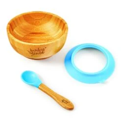 Kindergeschirr Mit Bambusschale Und Löffel 400 Ml Inkl. Saugnapf Ø: 13,7 Cm -Küchengeräte 10038070 yy 0005 logo
