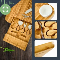 XXL-Käsebrett Schublade 34 X 4,5 X 34 Cm Käsebesteck Pflegeleicht -Küchengeräte 10038083 yy 0003 logo