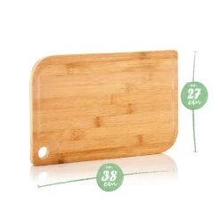 Batvik Bambus-Schneidebrett 38x1,5x27 Cm Messerschonend Saftrille -Küchengeräte 10038167 yy 0007 logo
