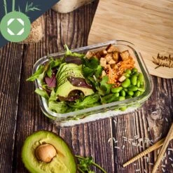 Glasbox Mit Bambusdeckel 2800 Ml Luftdicht Plastikfreie Aufbewahrung -Küchengeräte 10038314 yy 0004 logo