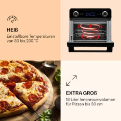 AeroVital Jumbo 3-in-1 Heißluftfritteuse Toaster Dörrautomat 1550 W 18 Liter 11 AeroVital Jumbo 3-in-1 Heißluftfritteuse Toaster Dörrautomat 1550 W 18 Liter -Küchengeräte 10038339 de 0004 logo