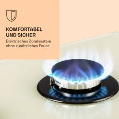 Victoria 5 Gaskochfeld 5-flammig Sabaf-Brenner Glaskeramik Retro-Look -Küchengeräte 10038377 de 0004 logo