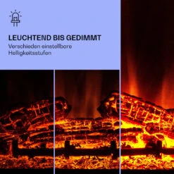 Fort Rock Elektrokamin 1800 W Heizfunktion 10 Bis 30 °C Fernbedienung -Küchengeräte 10038396 de 0005 logo