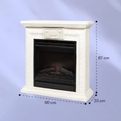 Frosty Peak Elektrischer Kamin 1800 W 10 Bis 30 °C Fernbedienung -Küchengeräte 10038397 yy 0007 logo